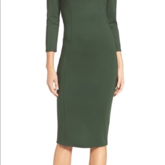 Felicity & Coco Nordstrom Midi Cold Shoulder Dress - Picture 3 of 5